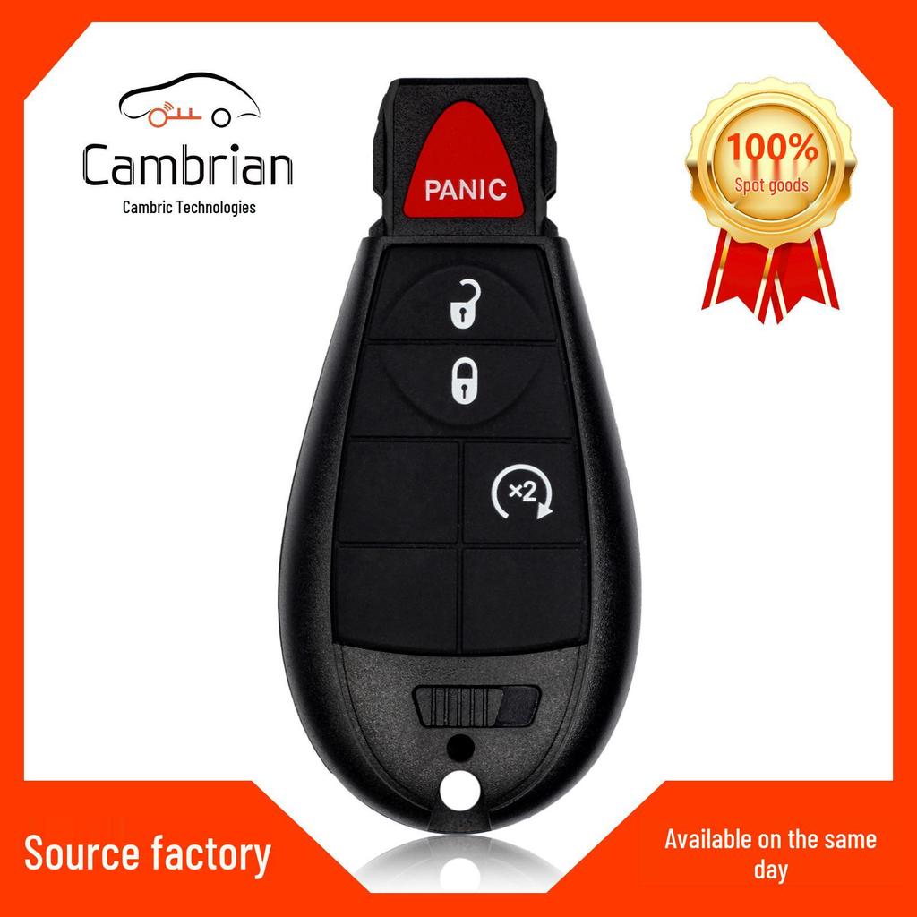 4-Button Remote Control for Dodge/Volkswagen M3N5WY783X Key