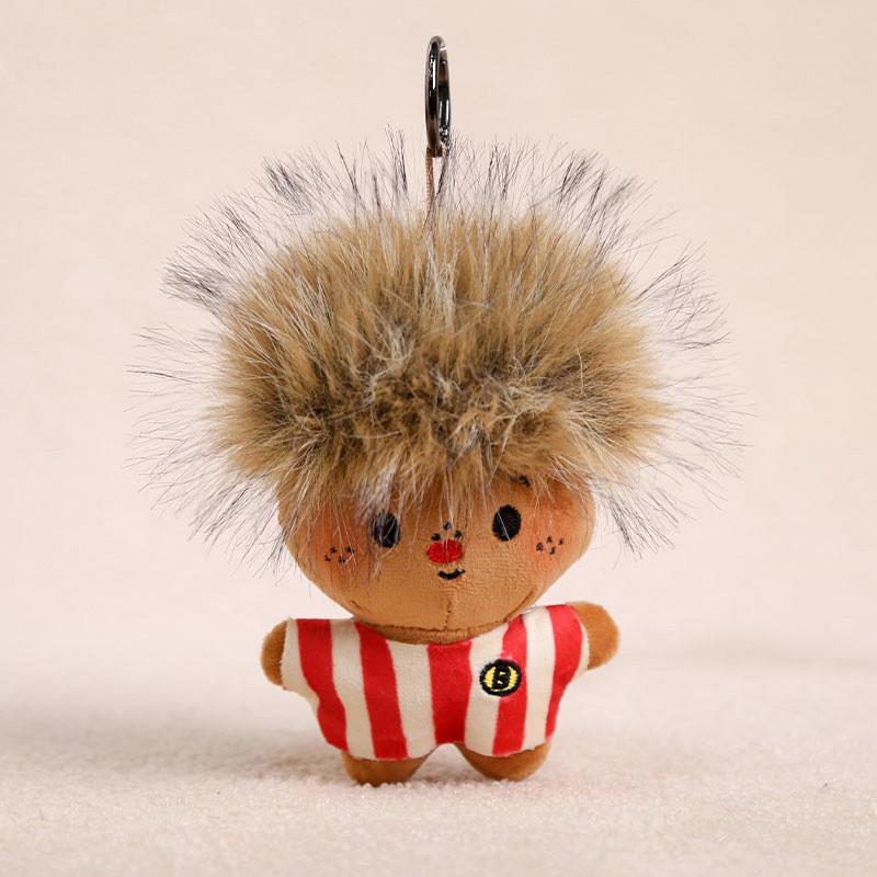 

Penguin Keychain Plush Toy With Unique Head Tilt For Bag Decoration And Collectors Brown