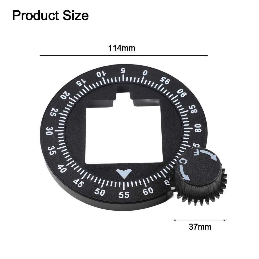 Grinder For Dial Scale Plate Made of ABS Plastic for Eureka Mignon Specialita and Other Compatible Mignon Models