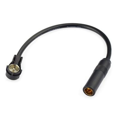 Car Radio Antenna Adapter Cable 30cm With DIN 41585 Male To Female Connector Fit for Navigation Units, European Vehicles
