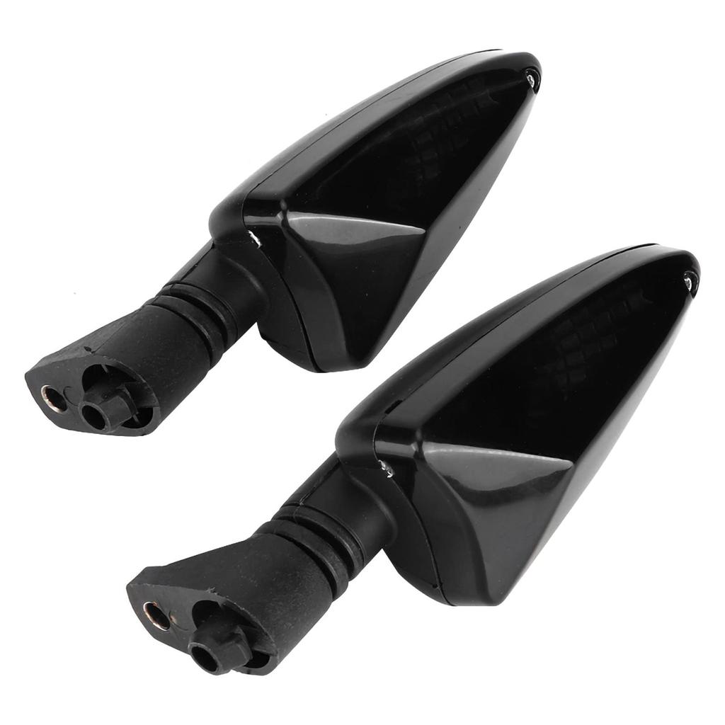 Motorcycle Turn Signal Lamp ABS Plastic Material Energy Saving Easy Installation 07-14 Compatible with Tiger Daytona (Smoke Black)