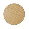 1Pcs Round Dustpan Bamboo Sieve 4 Size Dessert Plate Durable Kitchen Storage Tray