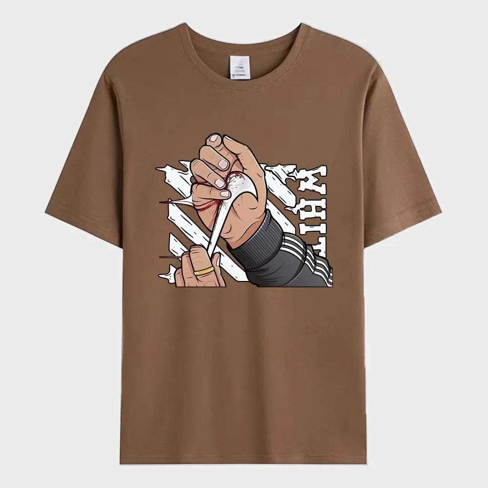 High Quality Men's T-Shirt Oversize T Shirt  Men Summer Luxury Brand T-Shirts Streetwear Trend Brand Lapel Fashion Casual Tee