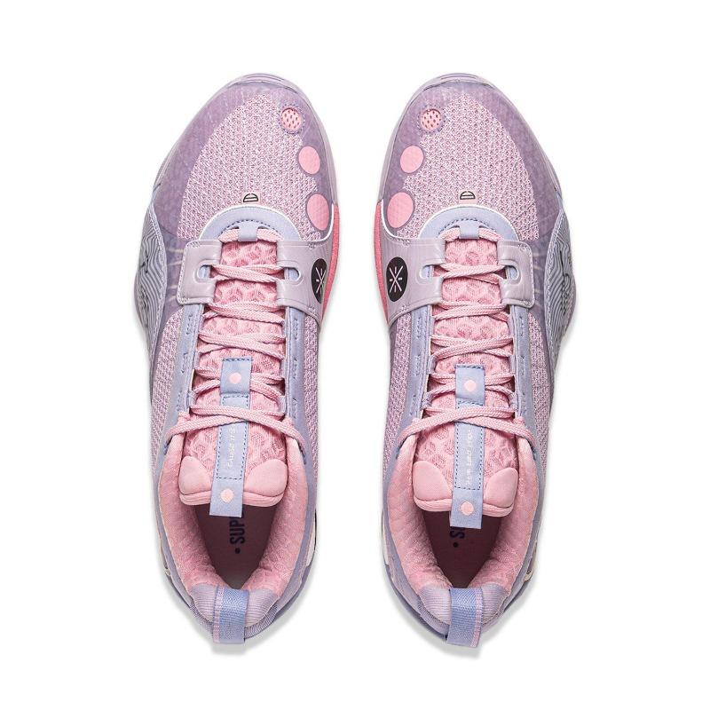 Li Ning Wade All City 13 Encore Lavendel Herren Basketballschuhe Lila ABAV047-3