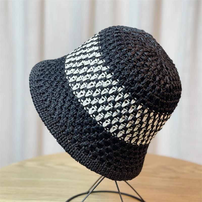 Womens Hat Fisherman Summer Travel Fashion Casual Shade Handwoven Hat Straw