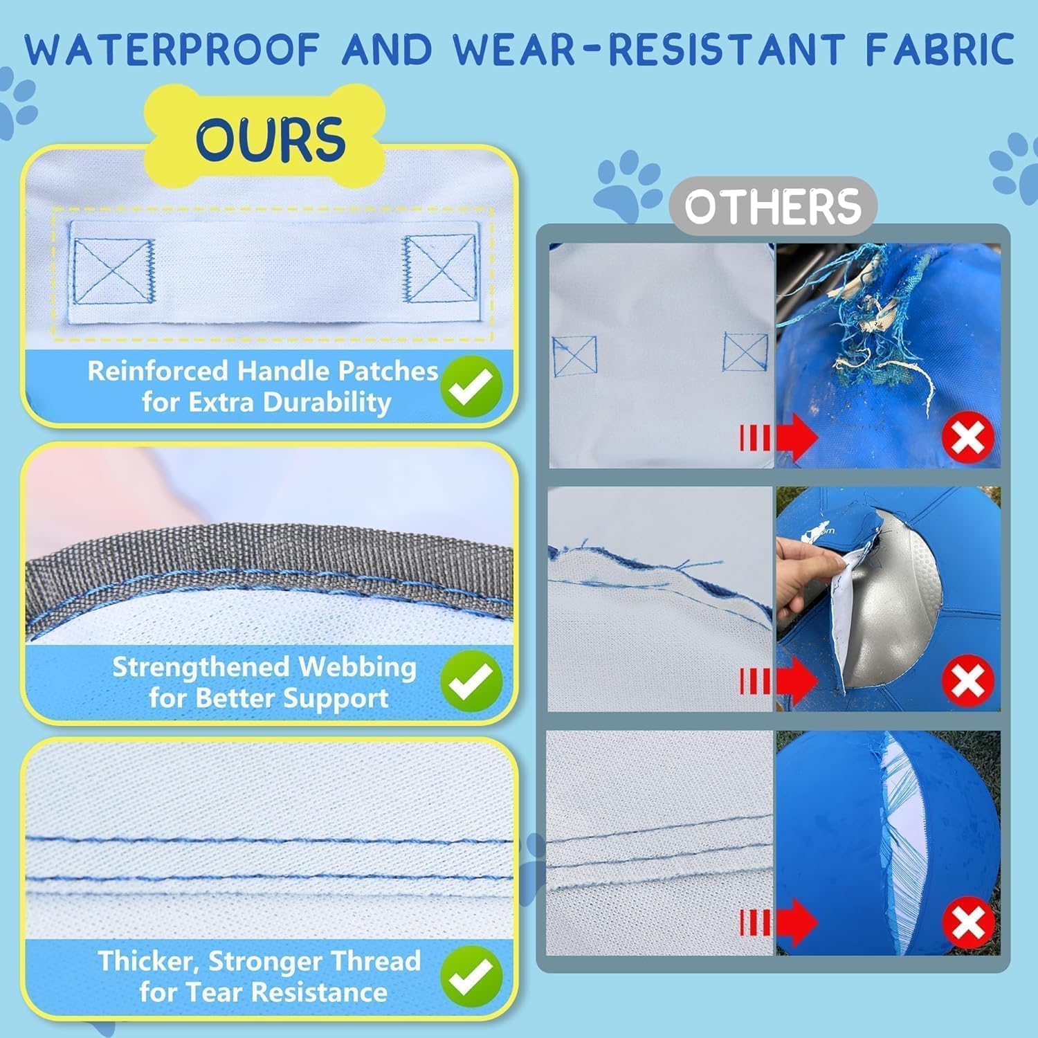 Herding Ball for Dogs and Horses - 18  Jolly Ball for Dogs, Agility Training Equipment, Herding for Australian/German Shepherd, Improved