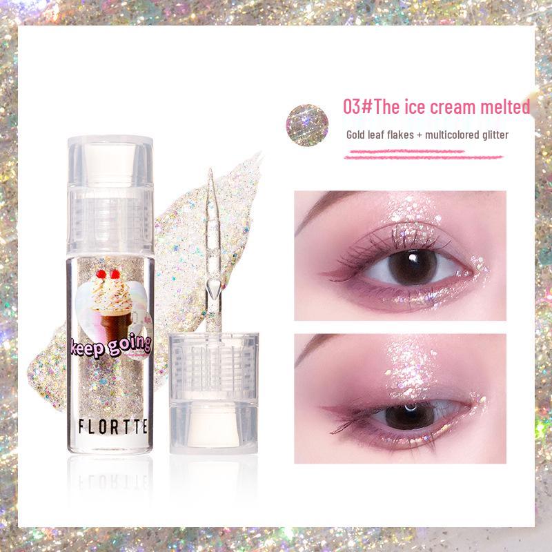 Floria Liquid Eyeshadow: Shimmer, Matte & Glitter Highlights
