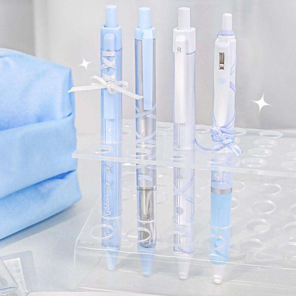 4Pcs/set 0.38mm/0.5mm Gel Pens Set Stationery Neutral Pen Set High Quality Black Ink Press Gel Pen