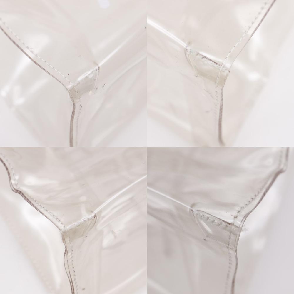 HERMES Plastics Kelly Handbag clear Plastics Women Used