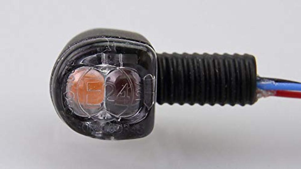 Kijima Motorcycle Parts LED Combination Lamp Nano Type Black Lens Body/Clear 219-5180