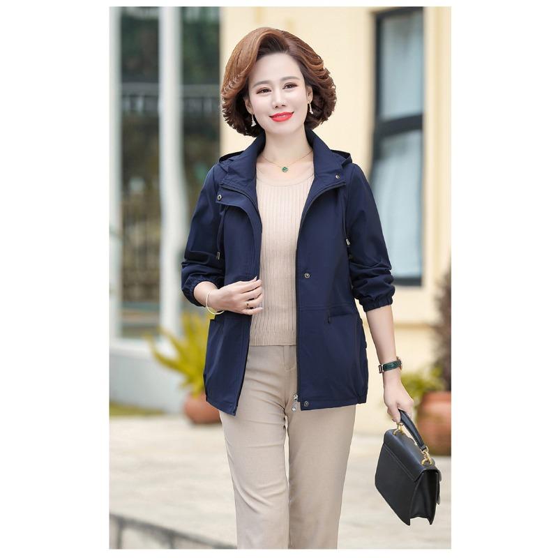 Autumn Jacket Jacket Fashion Women's Spring and Autumn Windbreaker Fashion Thin Short Jacket Top