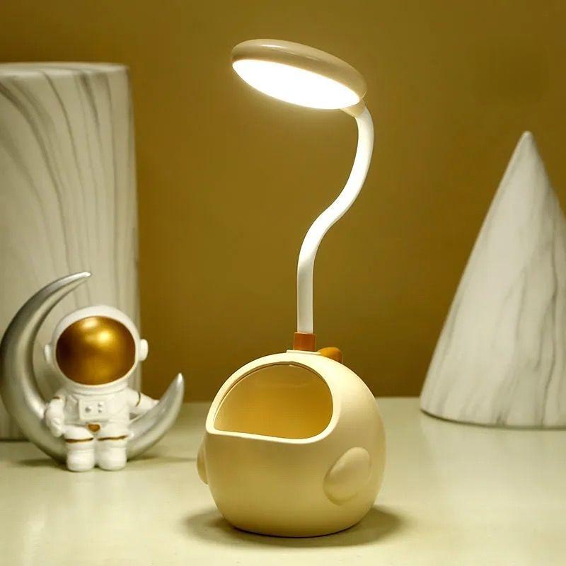 Eye Protection Desk Lamp Desk Student Dormitory Reading Night Light Led Bedroom Bedside Lamp USB Rechargeable Creative Desk Lamp