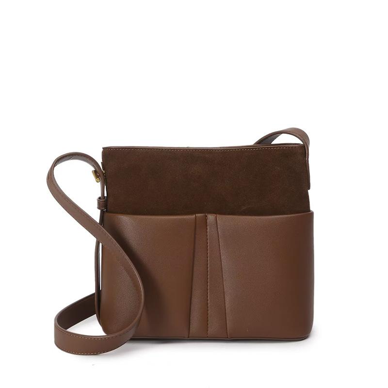 Niche In Autumn and Winter  New Genuine Leather Women's Bag Underarm Bag Fashionable and Versatile One-shoulder Crossbody Bag