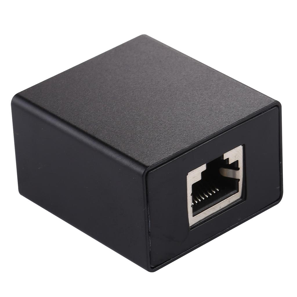 2Pcs/Set 1 to 2 RJ45 Splitter Connector Inline LAN Plugs Ethernet Cable Extender Adapter