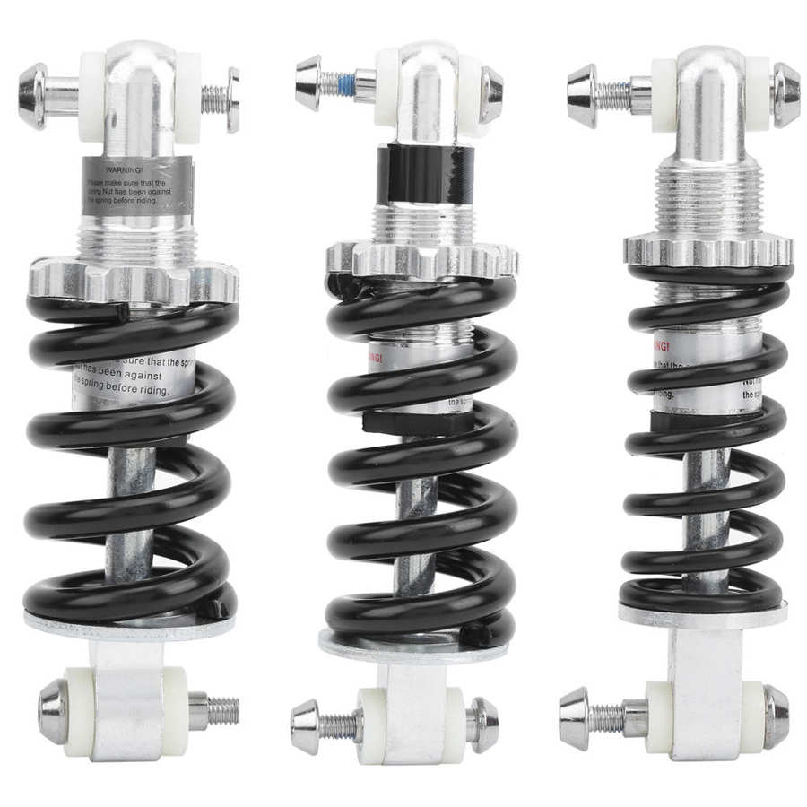 Bike Rear Suspension Damper Spring Bike Shock Struts Coil Spring Shocks Absorber Suspension Damper 150mm Steel