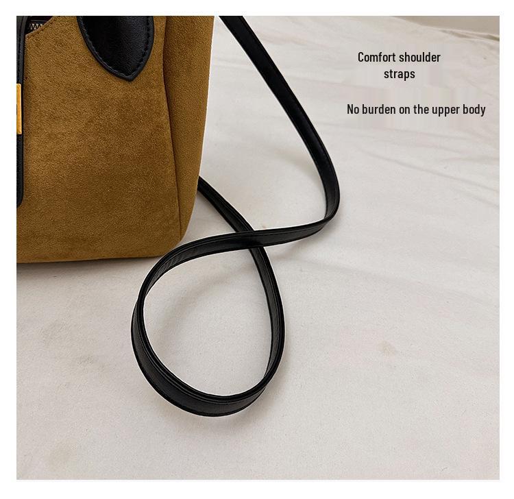 Korean-Style Women's Large Capacity Crossbody Tote Bag, Unique Design 2025