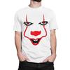 It Movie Pennywise The Clown Face Costume 100% Cotton T-shirt Mens Tees Top