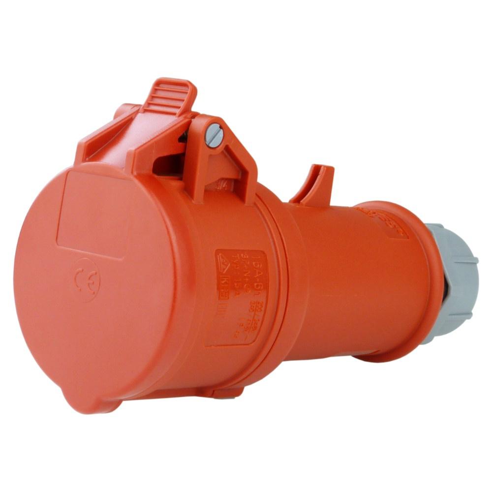 Cee Power Industrial Socket 16A 5P 400V Ip44 Two Elements