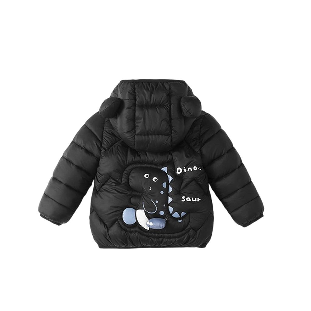 Kids Hooded Down Jacket Long Sleeve Coat for Toddler Boys and Girls