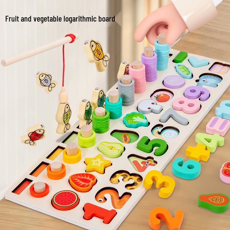 

Children s Magnetic Fishing Puzzle Building Blocks for Early Education