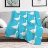 Untitled Goose Throw Blanket Cozy Home Blanket Gift for Christmas Holiday