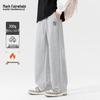 Mark Fairwhale Men's Autumn Letter Print Straight-Leg Casual Pants