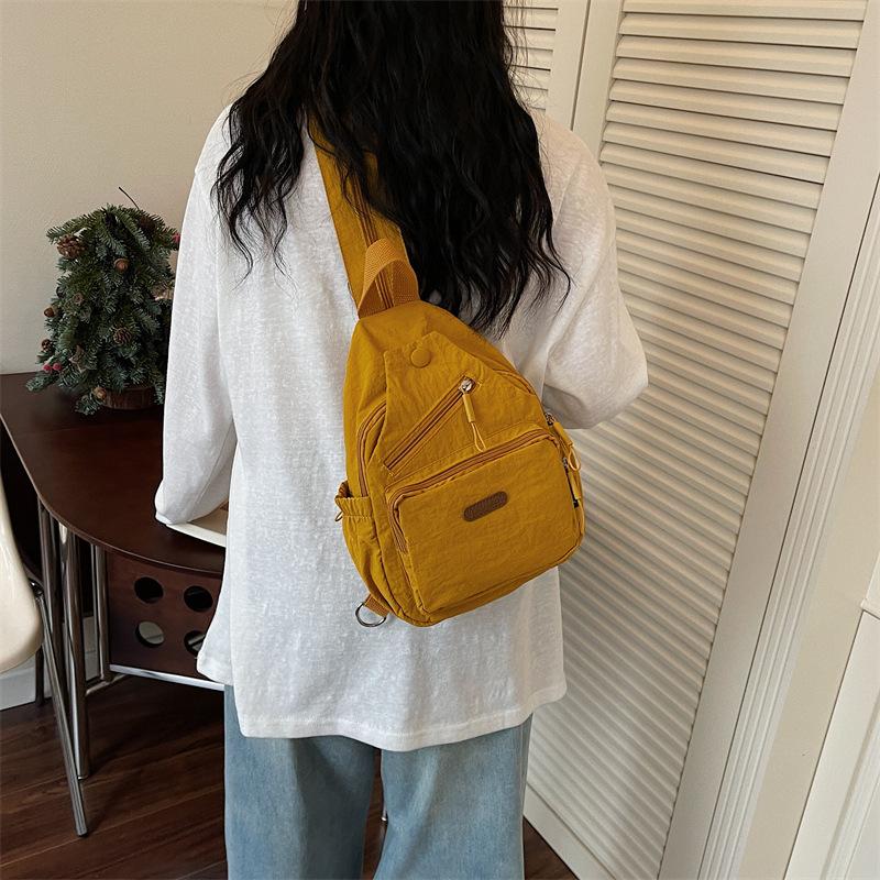 Schoolbag1011 Backpack Women's Fashionable Casual Multifunctional Small Backpack 1011 Summer Japanese & Korean Style Multi-Pocket Commuter Bag