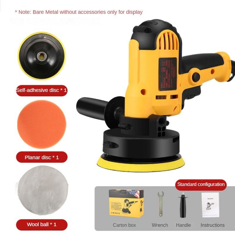 

700 Вт Высокомощная электрическая полировальная машина для автомобиля с регулируемой скоростью Ручная полировальная машина Автокосметика Герметизирующая глазурь Электроинструмент Standard