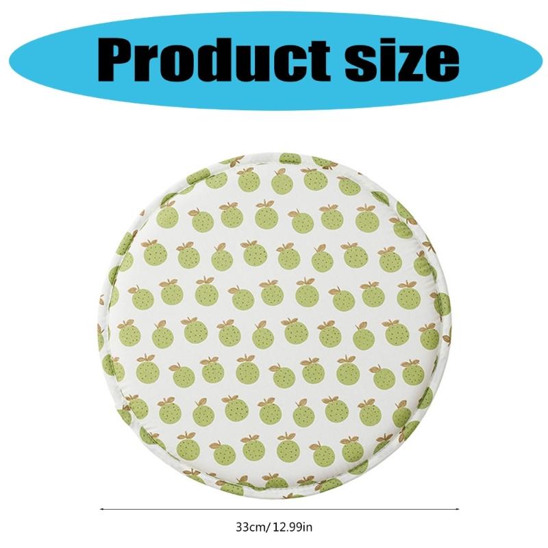 Soft 13Inch Round Seat Cushion Pad for Kitchen Dining Chairs with High Density Foam Filling