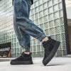 Fashion Men High Top Works Shoes Casual Board Shoes Non Slip Wear-resistant Walking Shoes Designer Retro Sneakers Loafers Zapatos Hombre
