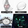 OLEVS Women's Watch Stainless Steel Quartz Diamond Dial Luminous Easy-to-Read 30m Waterproof Pink