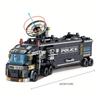 City Police Station SWAT Team Military Set Building Blocks Car Fighting Robot DIY Toy for Kids Birthday Boys Gifts