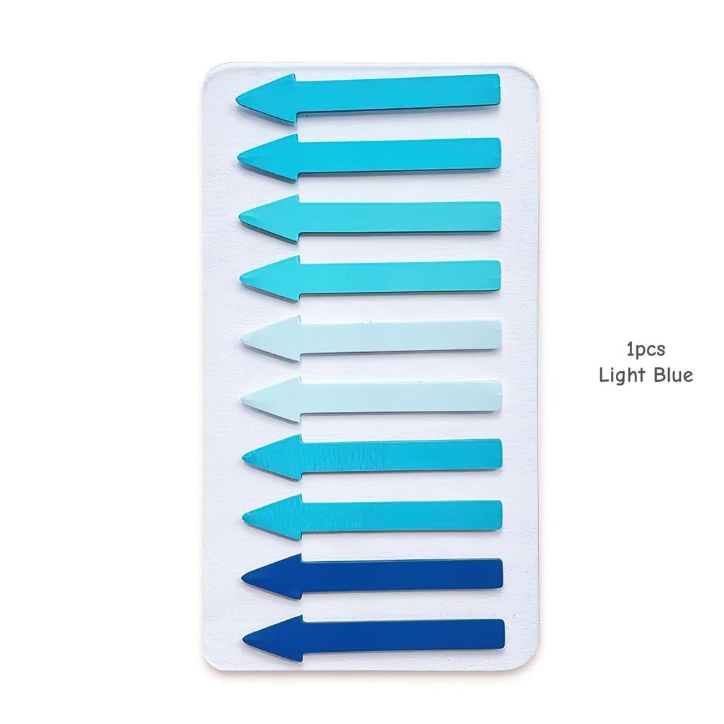 1/12 Stück Pfeilfarbige Haftstreifen Haftnotizen Mini 200 Blatt pro Notizblock, Farbverlaufspfeil Indexaufkleber Tagebuch