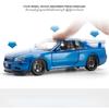 1/24 Nissan Skyline GTR R34 Rychle a zběsile Kovový model auta Zvuk Světlo Sběratelská miniatura Voiture Diecast Hračka Vozidlo Chlapec C342