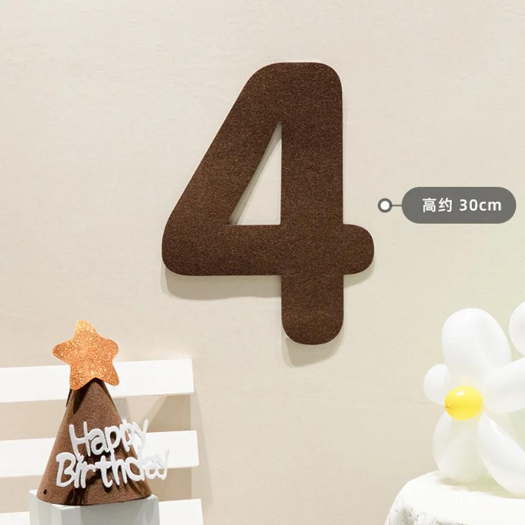 Filz-Geburtstagsbanner mit Kugel und Schnur, digitales „Happy Birthday“-Filzbanner, Partydeko für Kinder, Hängeflagge mit Blumenmuster, Babyparty-Zubehör