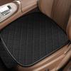 Kcimo 3Pcs Cotton and Linen Car Seat Cover Set Universal Car Seat Cover Cushion Car Seat Protector Interior Car Accessories
