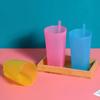 360ml Great Straw Cup Multipurpose Large Capacity Integrated Measuring Straw Drink Drink Cups Parties Birthdays.