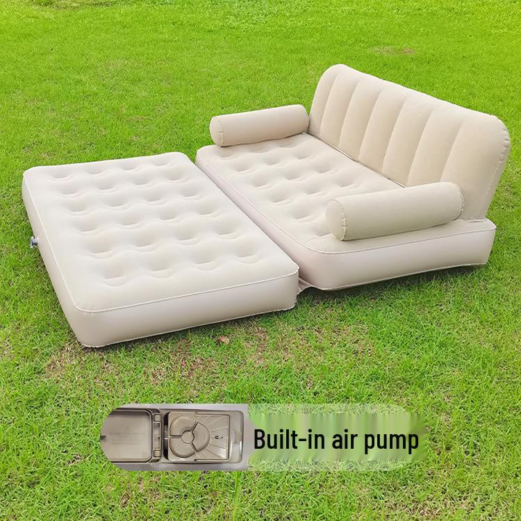 Outdoor Inflatable Sofa Recliner - Portable Air Mattress & Patio Furniture