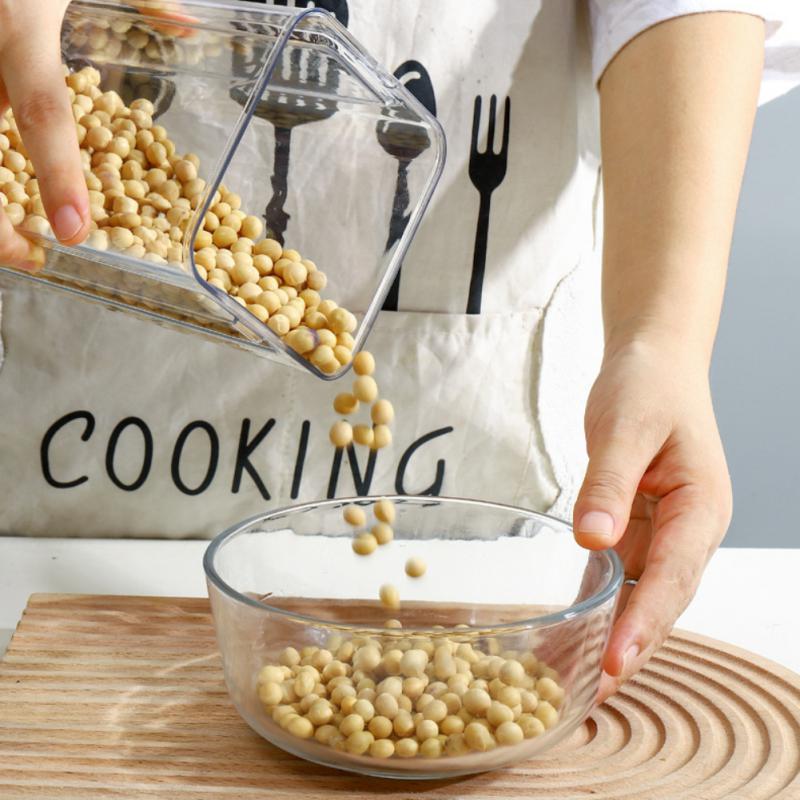 Sealed Jars Kitchen Grain Storage Organizer Large Tank Plastic Moisture-proof Storage Box Household Seasoning Jars