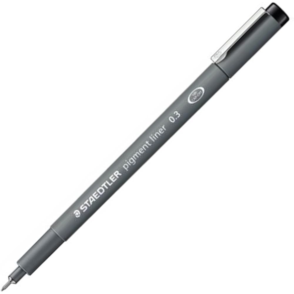 STADDLER PIGMENT LINER 0.3mm BLACK 308 03-9 “2 Bottles”