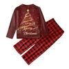 Christmas Prints Family Matching Long Sleeve Tops+Pants Set Family Matching Sets