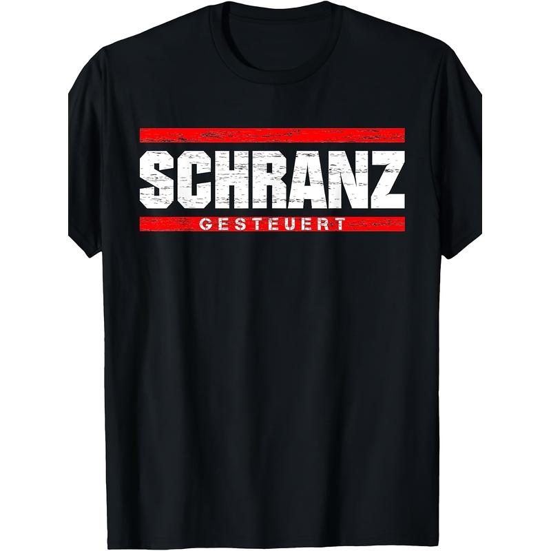Schranz Techno Rave Festival T-shirt | Casual Crew Neck, Geometric-pattern, Slight Stretch Fabric, Regular Fit, Perfect for Men, All-season