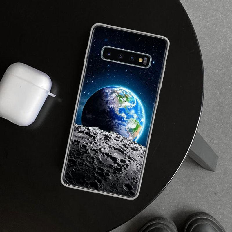 Earth Stars Space Phone Case Cover for Samsung Galaxy S26 S25 Edge S24 S23 Ultra S22 Plus S21 FE S20 + Art Customized Fundas Gal