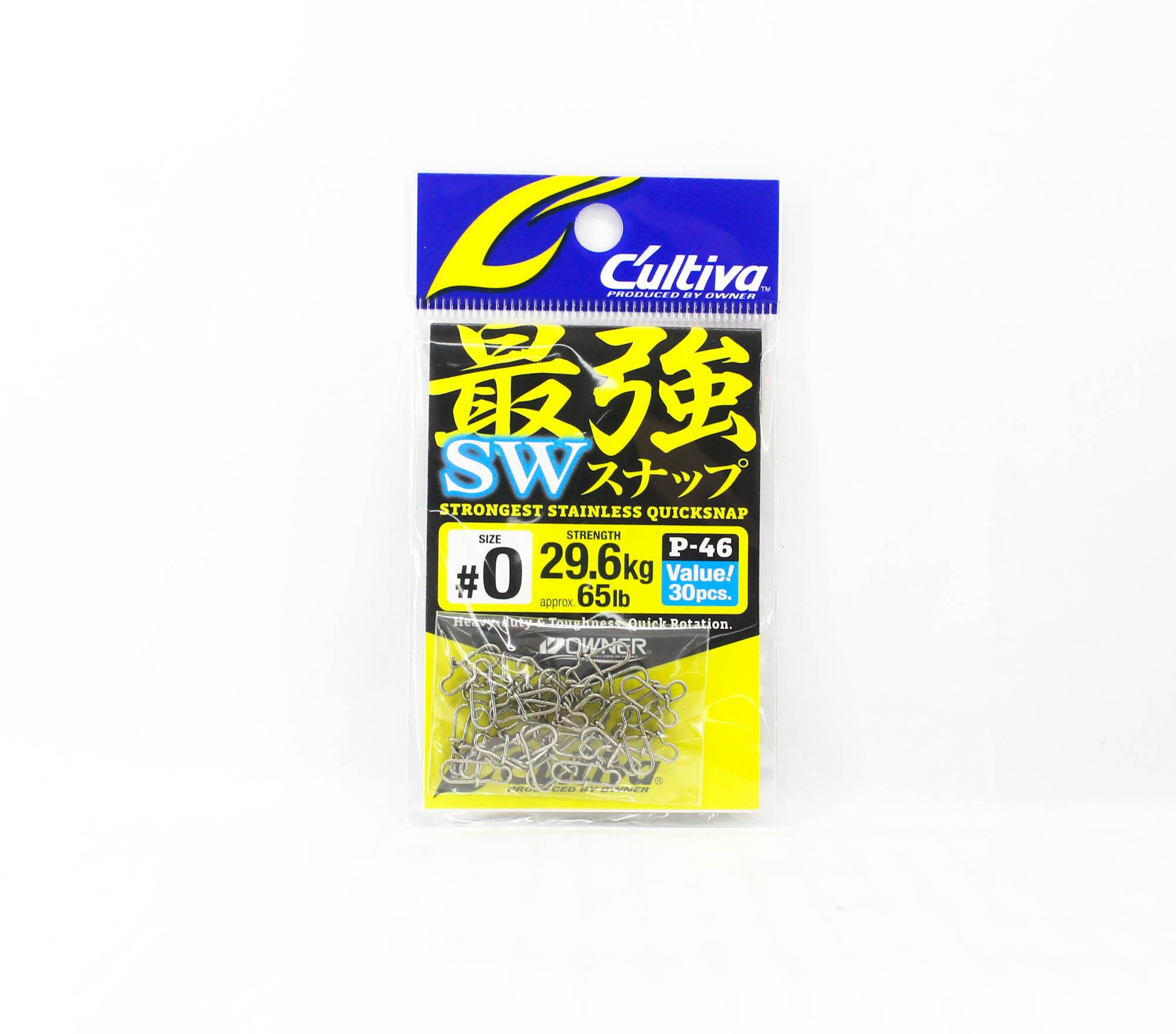 Owner P-46 Snap Strongest Stainless Quick Snap Size 0 (6996)