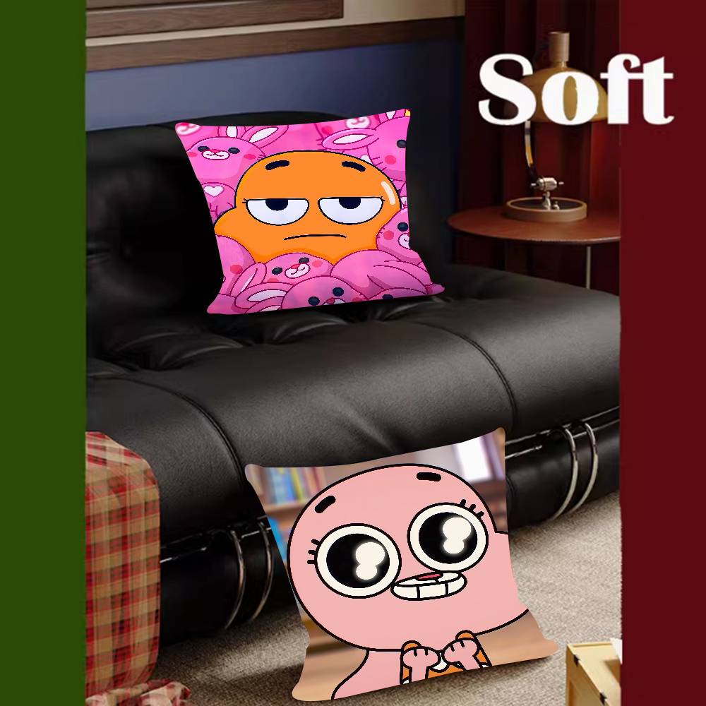 The Amazing World Of Gumballs Pillow Cover Design Cushion Cover Decor Holiday Decorati