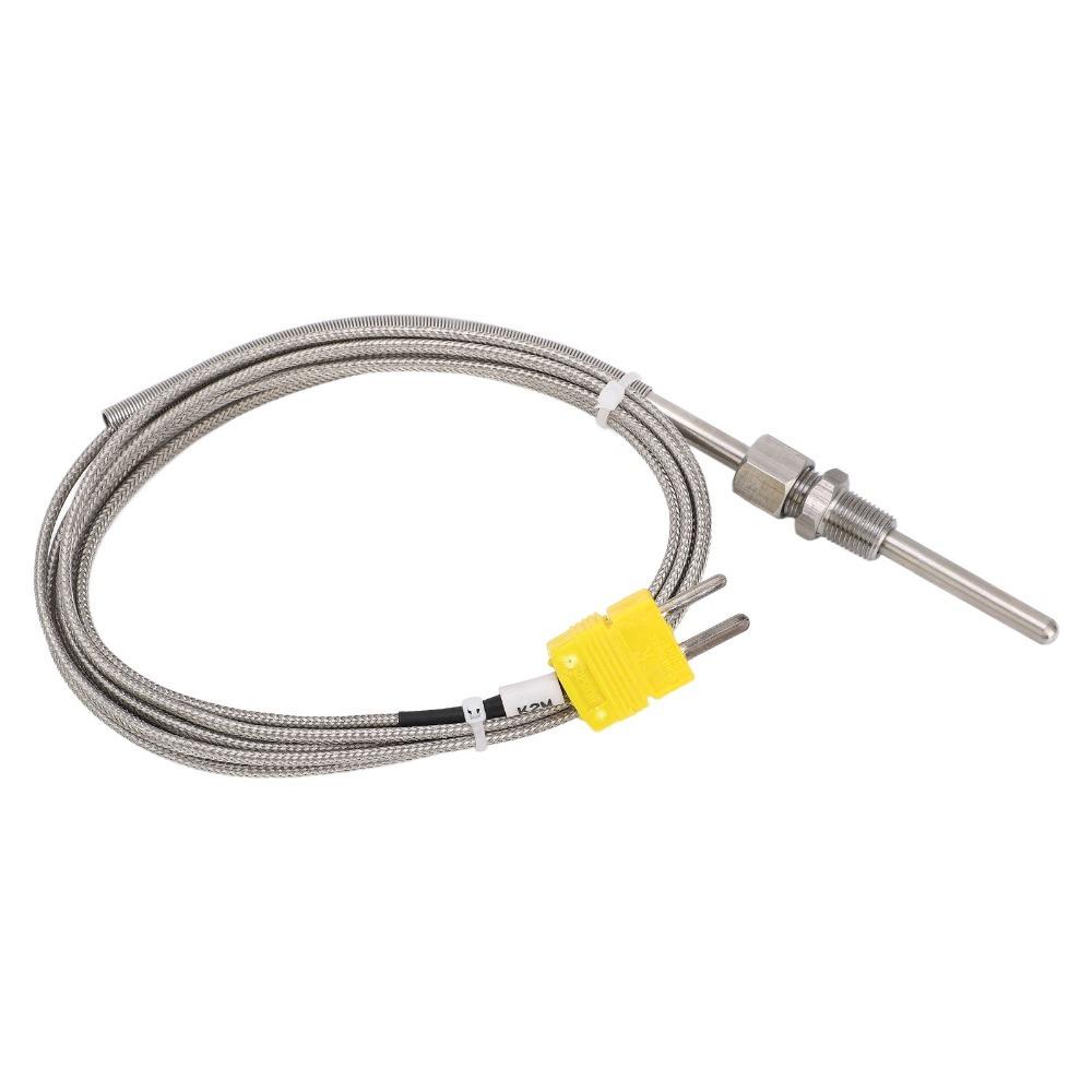 

1/8 NPT Threade Temperature Sensor Stainless Steel EGT Sensor K-Type Thermocouple Motor Exhaust