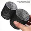 16Pcs/Set Black Self-Grip Hair Rollers With Clips Heatless Hair Roller Jumbo Sticky Hair Roller Set Salon Hair Dressing Curlers