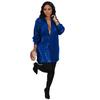 Stylish European & American Sequin Shirt Dress