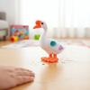 Cute Design Jumping Goose Toy Plastic Material Simulation Animal Toy Bounce Goose  Toy  Kids Play
