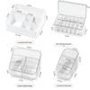 Nail & Eyelash Organizer: Acrylic Storage Box for Cosmetics & Tools